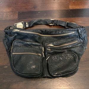 Alexander Wang Pebbled Leather Max Fanny Pack Bag